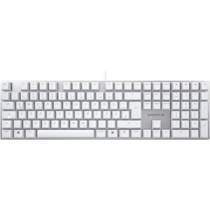 KC 200 MX Tastatur USB Weiß/Silber Switch MX2A Braun Layout Deutsch