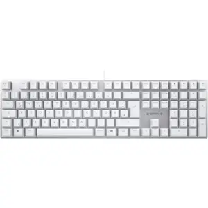 KC 200 MX Tastatur USB Weiß/Silber Switch MX2A Braun Layout Deutsch KC 200 MX Tastatur USB Weiß/Silber Switch MX2A Braun Layout Deutsch