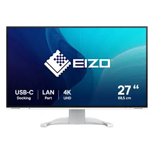 FlexScan EV2740X-WT Computerbildschirm 68,6cm (27") 3840x2160 Pixel 4K Ultra HD 2000:1 350 cd/m² LCD Weiß FlexScan EV2740X-WT Computerbildschirm 68,6cm (27") 3840x2160 Pixel 4K Ultra HD 2000:1 350 cd/m² LCD Weiß