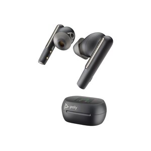POLY Voyager Free 60+ Kopfhörer Kabellos im Ohr Büro/Callcenter Bluetooth Schwarz