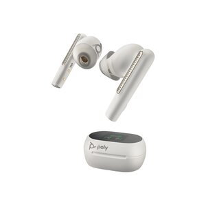 POLY Voyager Free 60+ Kopfhörer Kabellos im Ohr Büro/Callcenter Bluetooth Weiß