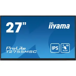 ProLite T2755MSC-B1 LED-Monitor 68,6cm 27" Touchscreen 1920x1080 Full HD (1080p) 60 Hz IPS 400cd/m² - 1000:1 5ms HDMI DisplayPort Lautsprecher Schwarz Matte ProLite T2755MSC-B1 LED-Monitor 68,6cm 27" Touchscreen 1920x1080 Full HD (1080p) 60 Hz IPS 400cd/m² - 1000:1 5ms HDMI DisplayPort Lautsprecher Schwarz Matte