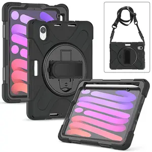 eSTUFF Hintere Abdeckung für Tablet - Silikon, Polycarbonat - Schwarz - 7.9" - für Apple iPad mini (6. Generation) eSTUFF Hintere Abdeckung für Tablet - Silikon, Polycarbonat - Schwarz - 7.9" - für Apple iPad mini (6. Generation)