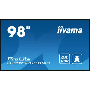 ProLite LH9875UHS-B1AG 247,7 cm 97,5" LCD-Display mit LED-Hintergrundbeleuchtung Digital Signage mit mit SoC Mediaplayer Android 4K UHD (2160p) 3840x2160 16:9 1200:1 500 cd/m² 8 ms Schwarz ProLite LH9875UHS-B1AG 247,7 cm 97,5" LCD-Display mit LED-Hintergrundbeleuchtung Digital Signage mit mit SoC Mediaplayer Android 4K UHD (2160p) 3840x2160 16:9 1200:1 500 cd/m² 8 ms Schwarz