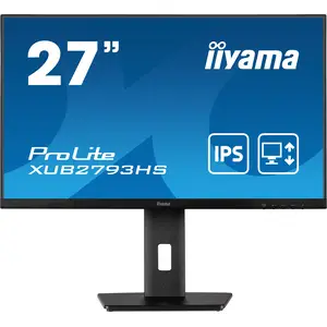 ProLite XUB2793HS-B6 LED-Monitor 68,6cm 27" 1920x1080 FHD 100 Hz IPS 250 cd/m² 1000:1 1 ms HDMI DisplayPort Lautsprecher Schwarz Matte Pivot ProLite XUB2793HS-B6 LED-Monitor 68,6cm 27" 1920x1080 FHD 100 Hz IPS 250 cd/m² 1000:1 1 ms HDMI DisplayPort Lautsprecher Schwarz Matte Pivot