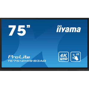 ProLite 189,3 cm 74,5" LCD-Display mit LED-Hintergrundbeleuchtung interaktive Digital Signage mit Touchscreen (Multi-Touch) / optionaler Slot-in-PC 4K UHD 3840x2160 16:9 1200:1 400 cd/m² 8ms schwarze Ble