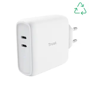 Maxo 65W 2 port USB-C Charger Weiß Maxo 65W 2 port USB-C Charger Weiß
