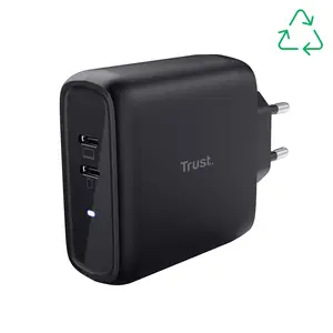 Maxo 65W 2 port USB-C Charger Schwarz Maxo 65W 2 port USB-C Charger Schwarz