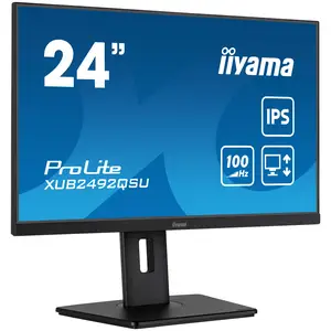 ProLite XUB2492QSU-B1 LED-Monitor 60,5 cm 23,8" 2560x1440 100 Hz IPS 300 cd/m² 1000:1 0,5 ms HDMI DisplayPort Lautsprecher Schwarz Matte Pivot ProLite XUB2492QSU-B1 LED-Monitor 60,5 cm 23,8" 2560x1440 100 Hz IPS 300 cd/m² 1000:1 0,5 ms HDMI DisplayPort Lautsprecher Schwarz Matte Pivot