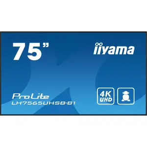 ProLite LH7575UHS-B1AG 189,3 cm 75" LCD-Display mit LED-Hintergrundbeleuchtung Digital Signage mit integrierter Media Player SDM Slot PC Android 4K UHD (2160p) 3840x2160 16:9 1200:1 500 cd/m² 8 ms Schwar ProLite LH7575UHS-B1AG 189,3 cm 75" LCD-Display mit LED-Hintergrundbeleuchtung Digital Signage mit integrierter Media Player SDM Slot PC Android 4K UHD (2160p) 3840x2160 16:9 1200:1 500 cd/m² 8 ms Schwar