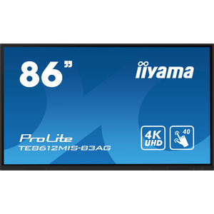 ProLite TE8612MIS-B3AG 217,4 cm 85,6" LCD-Display mit LED-Hintergrundbeleuchtung interaktive Digital Signage mit Touchscreen (Multi-Touch) / optionaler Slot-in-PC 4K UHD 3840x2160  16:9  4000:1 400 cd/m²