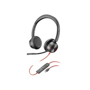 Poly Blackwire 8225 Stereo USB-C Headset +USB-C/A Poly Blackwire 8225 Stereo USB-C Headset +USB-C/A