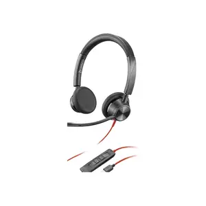 Poly Blackwire 3325 USB-C Headset +3.5mmP +USB-C/A Poly Blackwire 3325 USB-C Headset +3.5mmP +USB-C/A