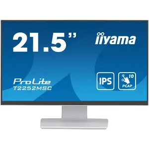 ProLite T2252MSC-W2 LED-Monitor 54,5cm 21,5" Touchscreen 1920x1080 FHD IPS 250 cd/m² 1000:1 5 ms HDMI DisplayPort Lautsprecher weiß Matte ProLite T2252MSC-W2 LED-Monitor 54,5cm 21,5" Touchscreen 1920x1080 FHD IPS 250 cd/m² 1000:1 5 ms HDMI DisplayPort Lautsprecher weiß Matte