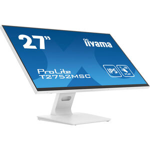 ProLite T2752MSC-W1 LED-Monitor 68,6 cm 27" Touchscreen 1920x1080 FHD 60 Hz IPS 400 cd/m² 1000:1 5 ms HDMI DisplayPort Lautsprecher weiß Matte