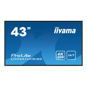 ProLite LH4341UHS-B2 108 cm 42,5" LCD-Display mit LED-Hintergrundbeleuchtung Digital Signage 4K UHD (2160p) 3840x2160 16:9 1200:1 500 cd/m² 8 ms Schwarz glänzend ProLite LH4341UHS-B2 108 cm 42,5" LCD-Display mit LED-Hintergrundbeleuchtung Digital Signage 4K UHD (2160p) 3840x2160 16:9 1200:1 500 cd/m² 8 ms Schwarz glänzend