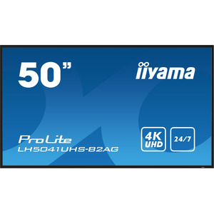 LH5041UHS-B2AG Signage-Display 4K Ultra HD Digital Signage Flachbildschirm 127 cm 50" LCD 3840x2160 16:9 500 cd/m² 5000:1 VGA HDMIx3 Mini Jack RS-232c RJ45 IR RCA USB HDCP 2.2 115W Schwarz 24/7