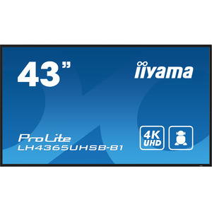 ProLite LH4365UHSB-B1 108 cm 42.5" LCD-Display mit LED-Hintergrundbeleuchtung Digital Signage Android 4K UHD (2160p) 3840x2160 16:9 1200:1  800 cd/m² 8 ms Schwarz