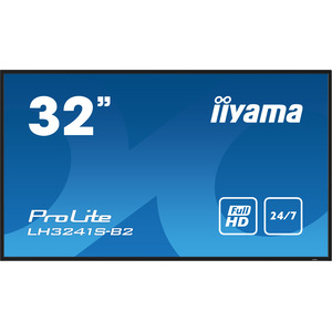 LH3241S-B2 Signage-Display Kiosk-Design 80 cm 31,5" LED FHD 1920x1080 IPS 16:9 350 cd/m² 1200:1 Schwarz 24/7 VGAx1 HDMIx3 Mini Jackx1 RS-232cx1 RJ45 (LAN)x1 IR x1 HDCP 39W 725.5x422x54mm 5.1kg