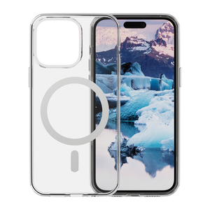 Iceland Pro Case mit MagSafe für iPhone 15 Pro, transparent