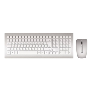 DW 8000 Tastatur Maus enthalten Universal RF Wireless QWERTY US Englisch Silber, Weiß