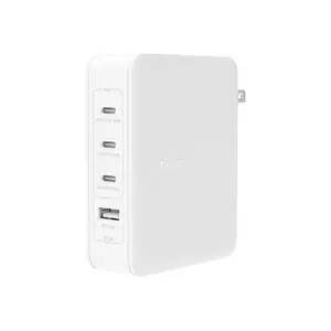 BoostCharge Pro Netzteil GaN-Technologie 140 Watt Fast Charge Power Delivery 3.1 4 Ausgabeanschlussstellen (USB, 3xUSB-C) weiß BoostCharge Pro Netzteil GaN-Technologie 140 Watt Fast Charge Power Delivery 3.1 4 Ausgabeanschlussstellen (USB, 3xUSB-C) weiß