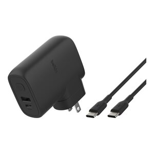 BoostCharge Power Bank/Stromadapter 5000 mAh 25 Watt Fast Charge PD 3.0 2 Ausgabeanschlussstellen (USB, 24 pin USB-C) 1 m Schwarz