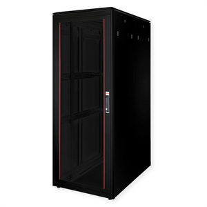 48,26cm (19") Netzwerkschrank Pro 42 HE 800x1200 BxT Glastur schwarz