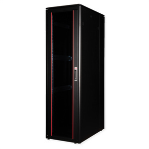 48,26cm (19") Netzwerkschrank Pro 42 HE 600x1000 BxT Glastur schwarz