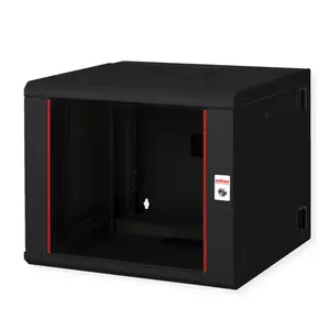 48,26cm (19") Wandgehäuse Pro 9 HE 600x600 BxT zweiteilig schwenkbar schwarz 48,26cm (19") Wandgehäuse Pro 9 HE 600x600 BxT zweiteilig schwenkbar schwarz