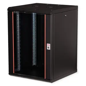 48,26cm (19") Wandgehäuse Pro 16 HE 600x600 BxT schwarz 48,26cm (19") Wandgehäuse Pro 16 HE 600x600 BxT schwarz