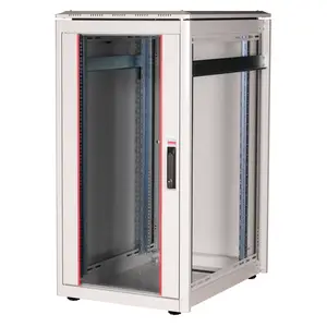 48,26cm (19") Netzwerkschrank Pro 22 HE 600x800 BxT Glastur grau 48,26cm (19") Netzwerkschrank Pro 22 HE 600x800 BxT Glastur grau