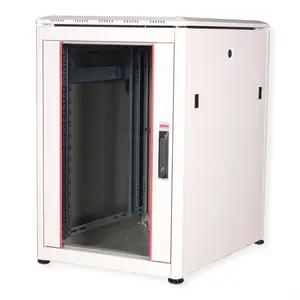 48,26cm (19") Netzwerkschrank Pro 16 HE 600x800 BxT Glastur grau 48,26cm (19") Netzwerkschrank Pro 16 HE 600x800 BxT Glastur grau