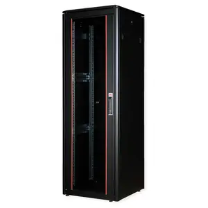 48,26cm (19") Netzwerkschrank Pro 36 HE 600x600 BxT Glastur schwarz 48,26cm (19") Netzwerkschrank Pro 36 HE 600x600 BxT Glastur schwarz