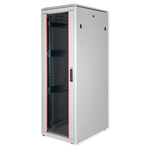 48,26cm (19") Netzwerkschrank Pro 36 HE 600x800 BxT Glastur grau