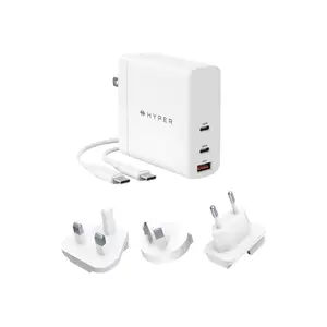 HyperJuice Netzteil 3 Ausgabeanschlussstellen (USB, 2 x USB-C) 140W HyperJuice Netzteil 3 Ausgabeanschlussstellen (USB, 2 x USB-C) 140W