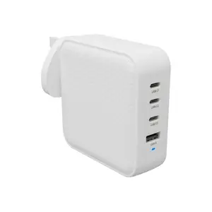 Hyper HyperJuice 100W USB-C GaN Travel Charger (3C+1A) - White Hyper HyperJuice 100W USB-C GaN Travel Charger (3C+1A) - White