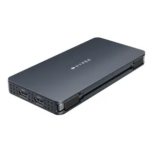 HyperDrive Universal Silicon Motion USB-C 10-in1 Dual HDMI Docking Station Grey HyperDrive Universal Silicon Motion USB-C 10-in1 Dual HDMI Docking Station Grey