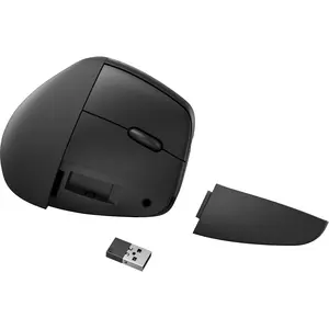 925 Ergonomische vertikale Maus, rechts, Vertikale Ausführung, RF Wireless + Bluetooth, 4000 DPI, Schwarz 925 Ergonomische vertikale Maus, rechts, Vertikale Ausführung, RF Wireless + Bluetooth, 4000 DPI, Schwarz