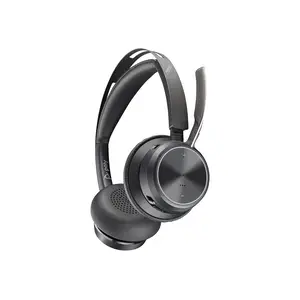 Poly Voyager Focus 2 Wireless Headset On-Ear Bluetooth Adapter USB-C via Bluetooth Schwarz Poly Voyager Focus 2 Wireless Headset On-Ear Bluetooth Adapter USB-C via Bluetooth Schwarz
