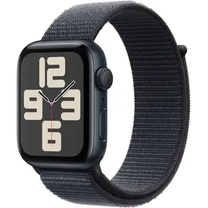 Apple Watch SE GPS 44mm Midnight Aluminium Case with Ink Sport Loop Apple Watch SE GPS 44mm Midnight Aluminium Case with Ink Sport Loop