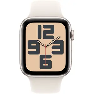 Apple Watch SE GPS 44mm Starlight Aluminium Case with Starlight Sport Band, M/L Apple Watch SE GPS 44mm Starlight Aluminium Case with Starlight Sport Band, M/L