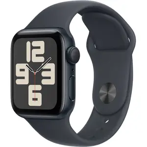 Apple Watch SE GPS + Cellular 40mm Midnight Aluminium Case with Midnight Sport Band, S/M Apple Watch SE GPS + Cellular 40mm Midnight Aluminium Case with Midnight Sport Band, S/M