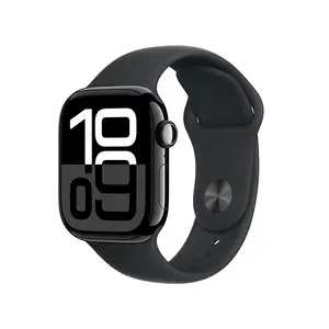 Apple Watch Series 10 GPS 42mm Jet Black Aluminium Case with Black Sport Band, S/M Apple Watch Series 10 GPS 42mm Jet Black Aluminium Case with Black Sport Band, S/M