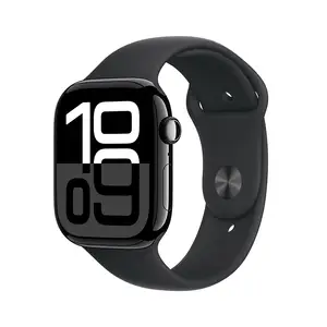 Apple Watch Series 10 GPS 46mm Jet Black Aluminium Case with Black Sport Band, M/L Apple Watch Series 10 GPS 46mm Jet Black Aluminium Case with Black Sport Band, M/L