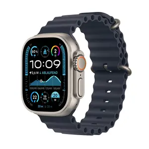 Apple Watch Ultra 2 GPS + Cellular 49mm Natural Titanium Case with Navy Ocean Band Apple Watch Ultra 2 GPS + Cellular 49mm Natural Titanium Case with Navy Ocean Band