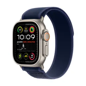 Apple Watch Ultra 2 GPS + Cellular 49mm Natural Titanium Case with Blue Trail Loop, S/M Apple Watch Ultra 2 GPS + Cellular 49mm Natural Titanium Case with Blue Trail Loop, S/M