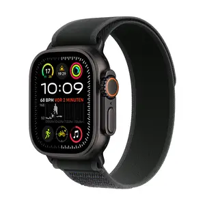 Apple Watch Ultra 2 GPS + Cellular 49mm Black Titanium Case with Black Trail Loop, M/L Apple Watch Ultra 2 GPS + Cellular 49mm Black Titanium Case with Black Trail Loop, M/L