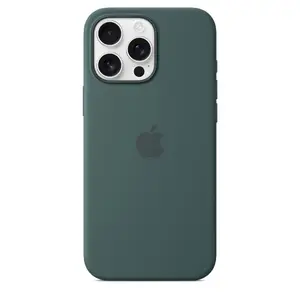 iPhone 16 Pro Max Silicone Case with MagSafe, Lake Green iPhone 16 Pro Max Silicone Case with MagSafe, Lake Green