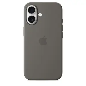 iPhone 16 Silicone Case with MagSafe, Stone Gray iPhone 16 Silicone Case with MagSafe, Stone Gray